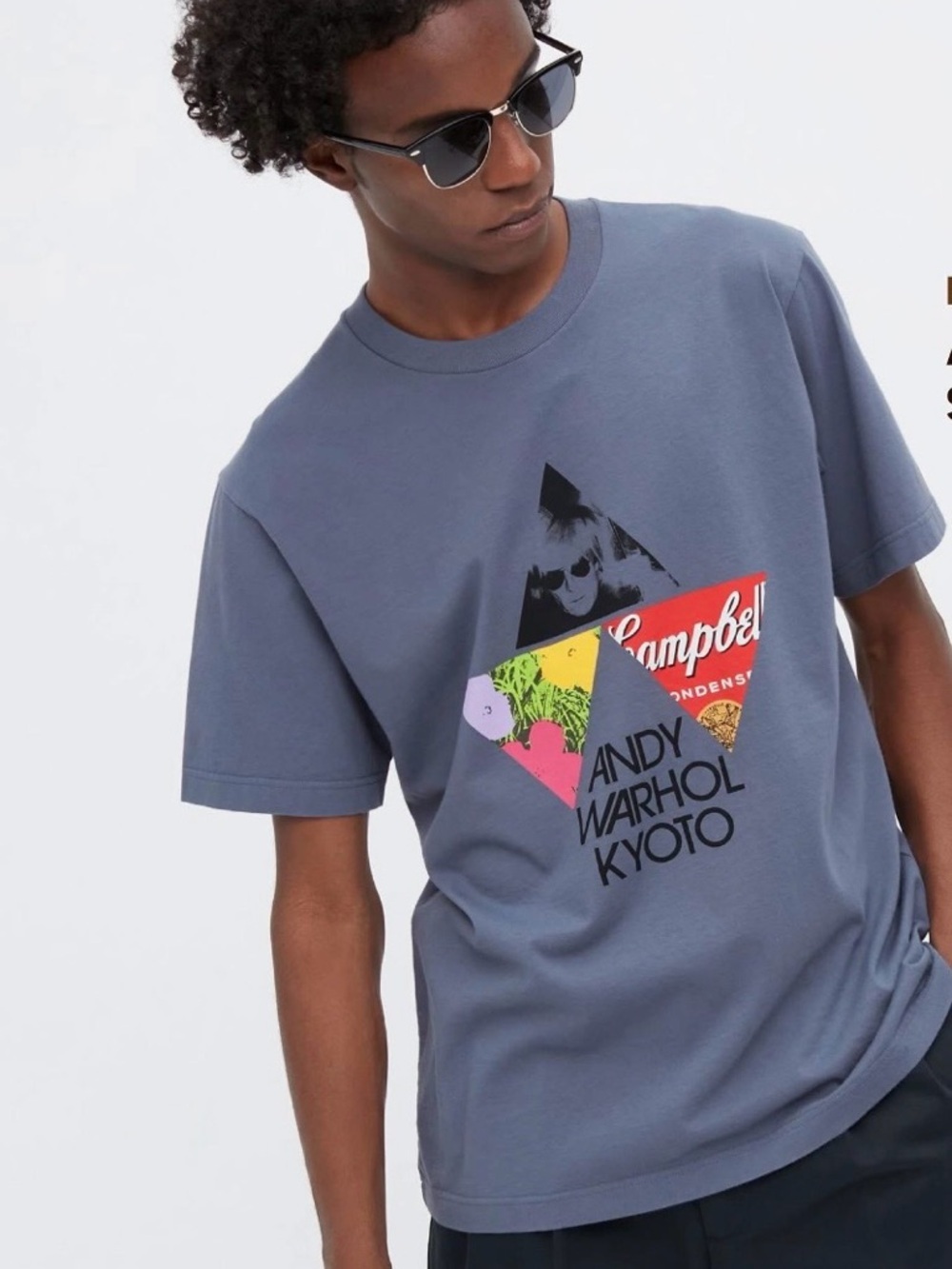 UNIQLO x Andy Warhol Kyoto UT Graphic T Shirt Campbell Soup Art Size Medium